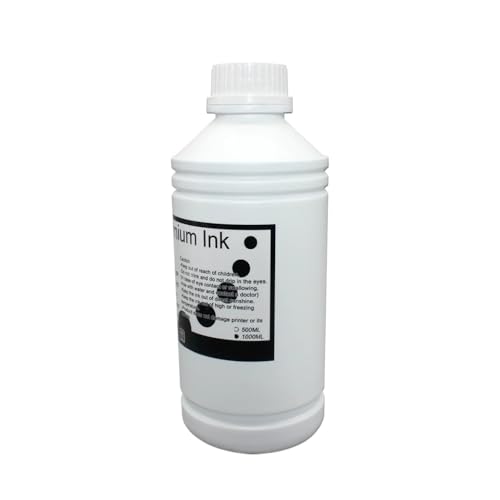 BrmElok 1L Pigmenttinte kompatibel mit 405xl 812xl 822xl 802xl WF4720 WF4730 WF 4734 WF 7310 WF 7840 WF 7820 C7000 WF 4834 WF 3820 WF4830 WF3823 WF4820 Printer -Carridges(Black) von BrmElok