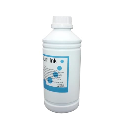 BrmElok 1L Pigmenttinte kompatibel mit 405xl 812xl 822xl 802xl WF4720 WF4730 WF 4734 WF 7310 WF 7840 WF 7820 C7000 WF 4834 WF 3820 WF4830 WF3823 WF4820 Printer -Carridges(Cyan) von BrmElok