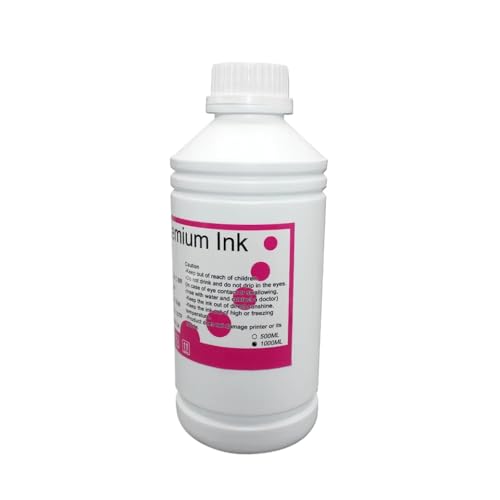 BrmElok 1L Pigmenttinte kompatibel mit 405xl 812xl 822xl 802xl WF4720 WF4730 WF 4734 WF 7310 WF 7840 WF 7820 C7000 WF 4834 WF 3820 WF4830 WF3823 WF4820 Printer -Carridges(Magenta) von BrmElok