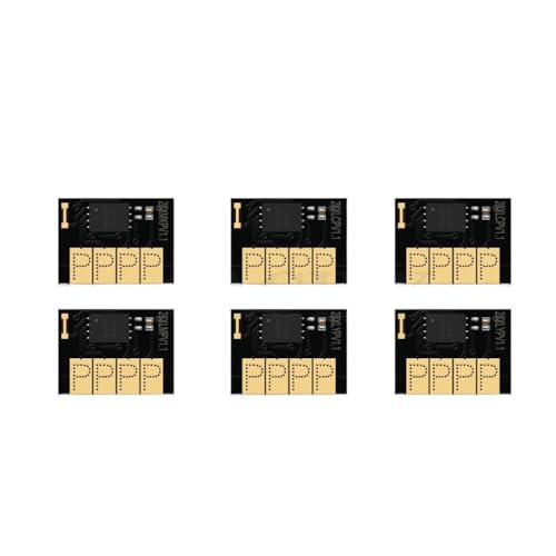 BrmElok Kompatibler Patronenchip Kompatibel mit 745 300 ml Stabile Chips Arbeiten mit Designjet Z2600 Z5600 Druckern Kompatibel mit 745 einmalige Verwendung von Chip 6 Farben(1PC PK) von BrmElok
