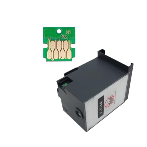 BrmElok Wartungstank T6714 kompatibel mit Workforce Pro WF-C8190 WF-C8190A WF-C8610 C8690 C8190 C8190A C8610 C8690 C7000DN C7100DWF-Drucker Drucker(Tank with 1PC Chip) von BrmElok