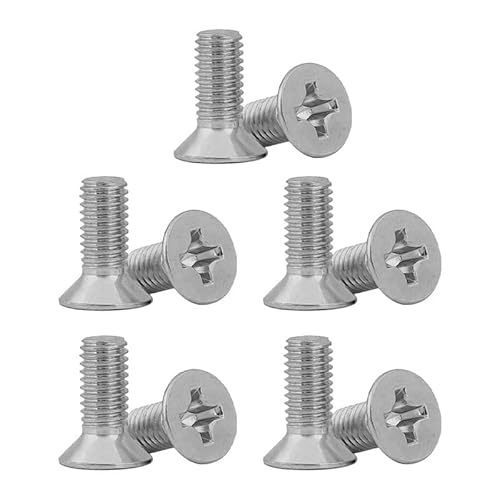 10Pcs Door Latch Keep, M3.5 M4.0 Grub Screws Bolt for Door Handle (M4M5x10) von BroLuka