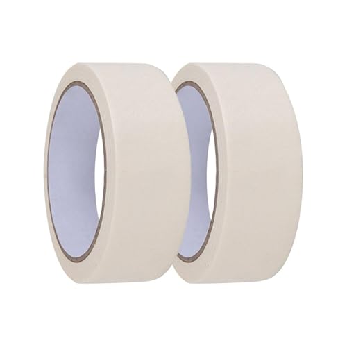 2 Rollen Abdeckband, 20 mm x 50 m, professionelles Malerband für Malerei, Dekoration, Basteln, Büro, Kunst, Handwerk von BroLuka