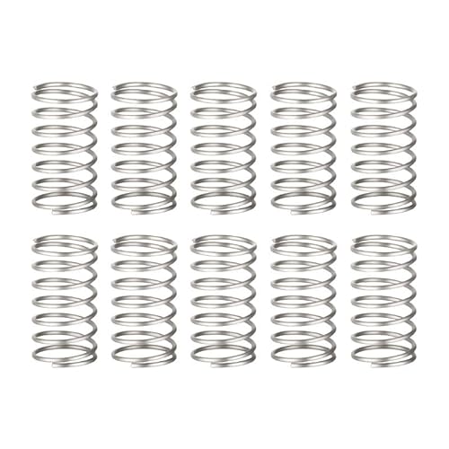 Kleine Kompression Spring 10 Stück Edelstahldraht Durchmesser 0,7 mm, OD, 5 mm für Werkzeuge, Stift-Pressure Spring、DIY Projekte, Möbel Kleine Kompression Spring 10 Stück Edelstahldraht Durchmesser 0,7 mm, OD, 5 mm für Werkzeuge, Stift-Pressure Spring、DIY Projekte, Möbel von BroLuka