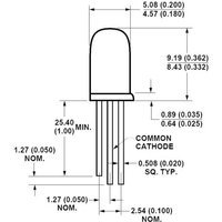 Broadcom HLMP-4000 LED mehrfarbig Rot, Grün Rund 5mm 2.1 mcd, 4.2 mcd 65° 10 mA, 10mA 1.9 V, 2.2V Broadcom HLMP-4000 LED mehrfarbig Rot, Grün Rund 5mm 2.1 mcd, 4.2 mcd 65° 10 mA, 10mA 1.9 V, 2.2V von Broadcom