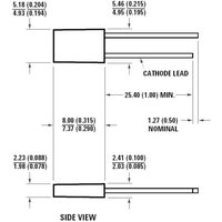 Broadcom HLMP-S301 LED bedrahtet Gelb Rechteckig 2 x 5mm 4 mcd 110° 20mA 2.1V Broadcom HLMP-S301 LED bedrahtet Gelb Rechteckig 2 x 5mm 4 mcd 110° 20mA 2.1V von Broadcom