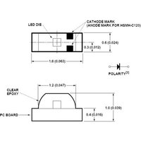 Broadcom HSML-C120 SMD-LED 0603 Orange 90 mcd 155° 20mA 1.9V Tape cut Broadcom HSML-C120 SMD-LED 0603 Orange 90 mcd 155° 20mA 1.9V Tape cut von Broadcom