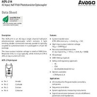 Broadcom Optokoppler Phototransistor ACPL-214-500E SO-4 Transistor AC, DC Broadcom Optokoppler Phototransistor ACPL-214-500E SO-4 Transistor AC, DC von Broadcom