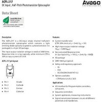 Broadcom Optokoppler Phototransistor ACPL-217-500E SO-4 Transistor DC Broadcom Optokoppler Phototransistor ACPL-217-500E SO-4 Transistor DC von Broadcom