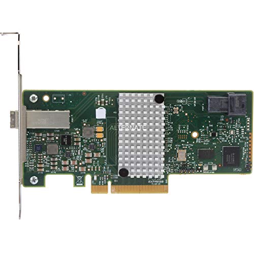 Broadcom SAS9300-4I4e SAS/SATA, 12 Gbit/s, 4 interne / 4 Externe Anschlüsse, PCIe 3.0, OEM-Kit von Broadcom