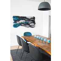 Blauer Wandbehang - Makramee Für Wohn-, Schlafzimmer, Schlafzimmer von BroadwickFibers