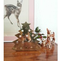 Tannenbaum Kerzenständer Aus Messing , Weihnachtdekoration Weihnachtsbaum, Kerzenhalter Tannenbaum Kerzenständer Aus Messing , Weihnachtdekoration Weihnachtsbaum, Kerzenhalter von BrocAntiqueria