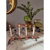 Weihnachtlicher Kerzenständer, Ystad Metall Design Gunar Ander, Adventsleuchter Weihnachtlicher Kerzenständer, Ystad Metall Design Gunar Ander, Adventsleuchter von BrocAntiqueria