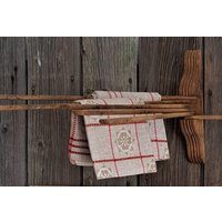 Rar Antike Primitive Wäschespinne Zum Trocknen Der Geschirrtücherwäschetrocknerwandwäschespinnewäschetrockenspinne Aus Holz von BrocanteundAntikes