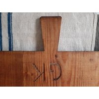 Rar Antikes Schneidbrettbauernbrettküchenbrettholzschneidbrettkäsebrettwurstbrettkräuterbrettbrett Zum Anrichten von BrocanteundAntikes