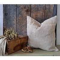 Rar Kissenhülle Aus Antiken Handgewebten Getreidesackleinenleinensack...schönes Leinenkissenfarmhouse Kissenvintage Kissenbauernkissen von BrocanteundAntikes