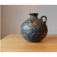 Ruscha Vase 309 Original Etikett Wgp West German Pottery von BrockiStop