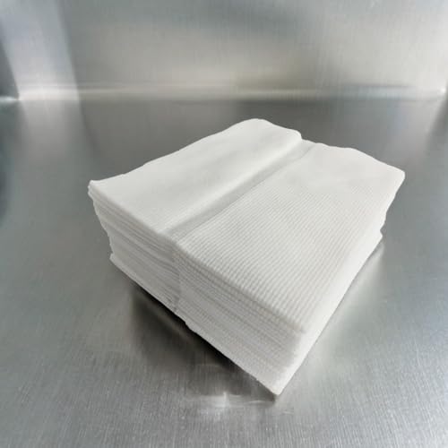 saugstarke Polier-, Reinigungstücher | weiß | Lochstruktur | 30x38 cm | extrem reißfest | 60% Viskose-40% Polyester | 50g/m² | Textilcharakter -Non-Woven| VE = 8 Beutel a 50 Tücher = 400 Tücher von Brod