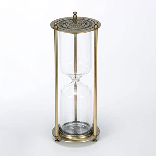 Brogtorl Leere Flasche Sanduhr Retro Leeres Sanduhr mit Metallrahmen Vintage Messing goldene Sanduhr Einzigartiges kreatives Souvenirgeschenk. Brogtorl Leere Flasche Sanduhr Retro Leeres Sanduhr mit Metallrahmen Vintage Messing goldene Sanduhr Einzigartiges kreatives Souvenirgeschenk. von Brogtorl