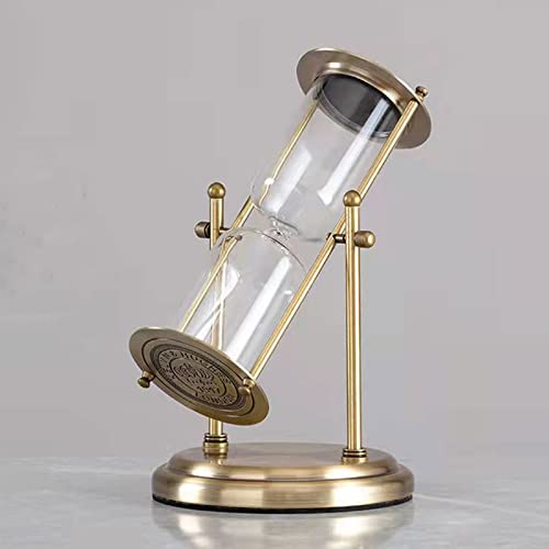Brogtorl Leere Flasche Sanduhr Retro Leeres Sanduhr mit Metallrahmen Vintage Messing goldene Sanduhr Einzigartiges kreatives Souvenirgeschenk. Brogtorl Leere Flasche Sanduhr Retro Leeres Sanduhr mit Metallrahmen Vintage Messing goldene Sanduhr Einzigartiges kreatives Souvenirgeschenk. von Brogtorl