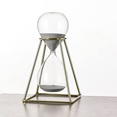 Brogtorl Ransparent Glas Sanduhr,Einzigartiges kreatives Souvenirges Hourglass Timer,für Wohnungen,Büros und auch als dekorative Timeruhr,visueller Timer,30 Minuten. von Brogtorl