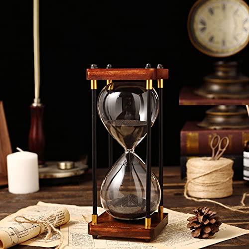 Brogtorl Sanduhr Hourglass Timer Sandglass 30/60 Minuten Sanduhr Geeignet für Zuhause,Schreibtisch,Bürodekoration,Mehrere Farben zur Auswahl. von Brogtorl