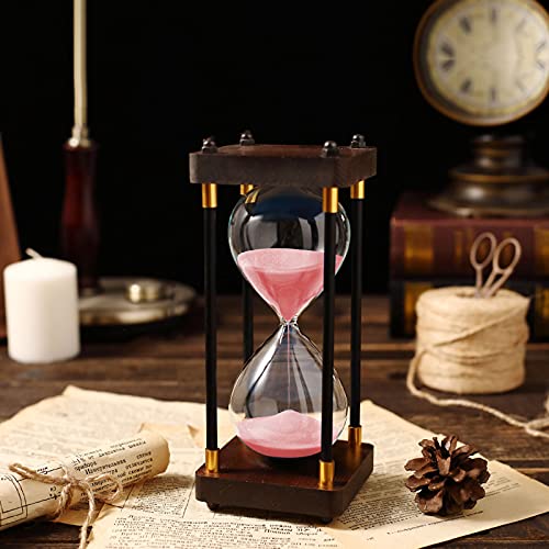 Brogtorl Sanduhr Hourglass Timer Sandglass 30/60 Minuten Sanduhr Geeignet für Zuhause,Schreibtisch,Bürodekoration,Mehrere Farben zur Auswahl. von Brogtorl