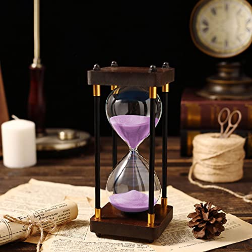 Brogtorl Sanduhr Hourglass Timer Sandglass 30/60 Minuten Sanduhr Geeignet für Zuhause,Schreibtisch,Bürodekoration,Mehrere Farben zur Auswahl. von Brogtorl
