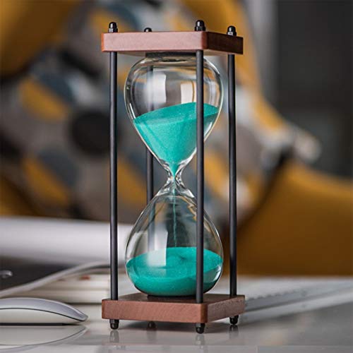 Brogtorl Sanduhr Timer15 30 Minuten Holzrahmen,Sanduhren Home Decoration,Geschenk - 8 Farben Mode Bunte Sand Timer,Einzigartiges kreatives Souvenirgeschenk von Brogtorl