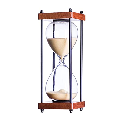 Brogtorl Sanduhr Timer30 Minuten Holzrahmen,Sanduhren Home Decoration,Geschenk - 8 Farben Mode Bunte Sand Timer,Einzigartiges kreatives Souvenirgeschenk von Brogtorl