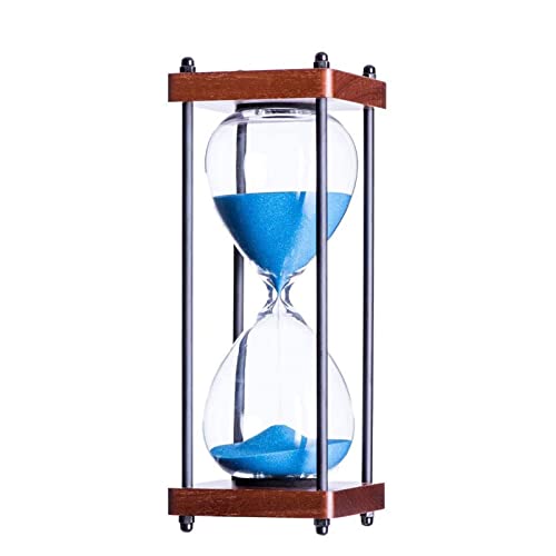 Brogtorl Sanduhr Timer30 Minuten Holzrahmen,Sanduhren Home Decoration,Geschenk - 8 Farben Mode Bunte Sand Timer,Einzigartiges kreatives Souvenirgeschenk von Brogtorl