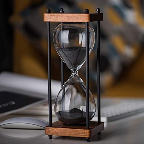 Brogtorl Sanduhren Sanduhr Timer30 Minuten Holzrahmen Sand Timer Home Decoration Arbeit Zeitmanagement-Assistent,- 8 Farben Mode Bunte Einzigartiges kreatives Souvenirgeschenk (15 30 Minuten) von Brogtorl