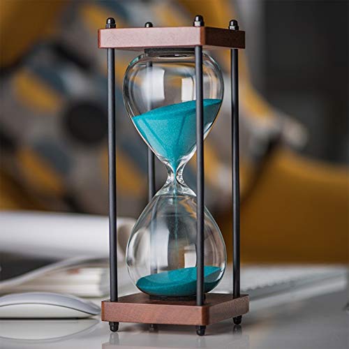 Brogtorl Sanduhren Sanduhr Timer30 Minuten Holzrahmen Sand Timer Home Decoration Arbeit Zeitmanagement-Assistent,- 8 Farben Mode Bunte Einzigartiges kreatives Souvenirgeschenk (15 30 Minuten) von Brogtorl