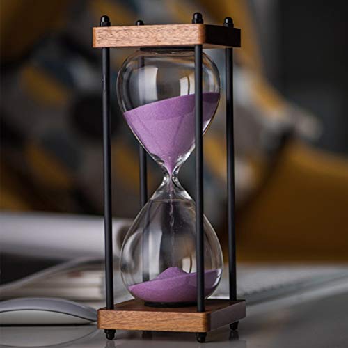 Brogtorl Sanduhren Sanduhr Timer30 Minuten Holzrahmen Sand Timer Home Decoration Arbeit Zeitmanagement-Assistent,- 8 Farben Mode Bunte Einzigartiges kreatives Souvenirgeschenk (15 30 Minuten) von Brogtorl