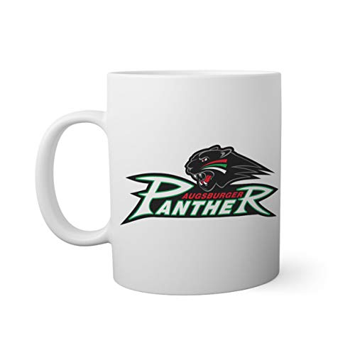 Ice Hockey Team Augsburger Panther Eishockey Weißer Becher Mug 330ml von BroiderStudio