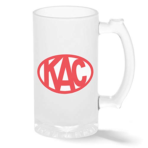 Ice Hockey Team Klagenfurt Eishockey Kac Eishockey Pint Glasbecher Gefrosteter Transparenter Stein Neuheit Krug für Bier 500ml von BroiderStudio