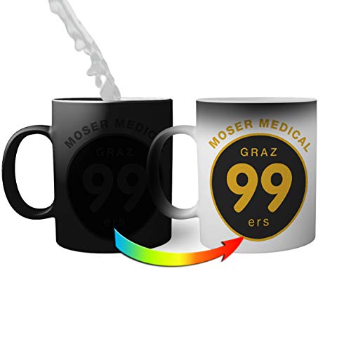 Ice Hockey Team Medical Graz 99ers Eishockey Magic Becher Becher für Kaffee Tee 330ml von BroiderStudio