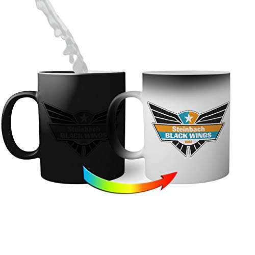 Ice Hockey Team Steinbach Black Wings 1992 Eishockey Magic Becher Becher für Kaffee Tee 330ml von BroiderStudio