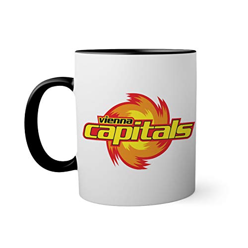 Ice Hockey Team Viena Capitals Eishockey Schwarze Innenseite mit passendem Henkelbecher Mug 330ml Ice Hockey Team Viena Capitals Eishockey Schwarze Innenseite mit passendem Henkelbecher Mug 330ml von BroiderStudio