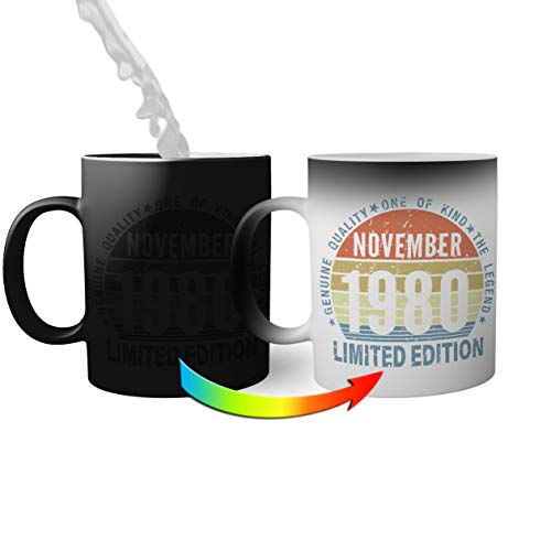 Limited Edition 1980 November 40 years Magic Becher Becher für Kaffee Tee 330ml von BroiderStudio