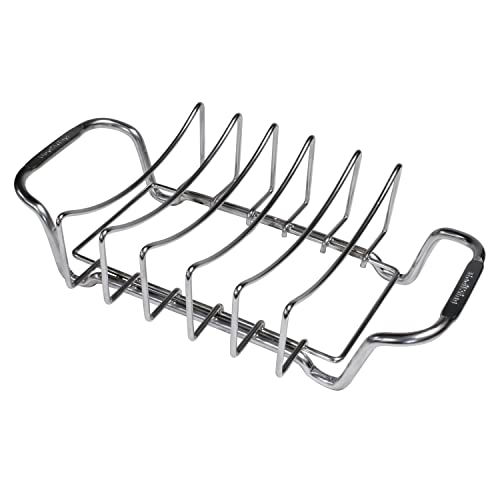 Broil King, 38,5x22x9,5cm. Sparerib und Bratengestell, Edelstahl, 5 x 5 x 5 cm, 62602 von Broil King