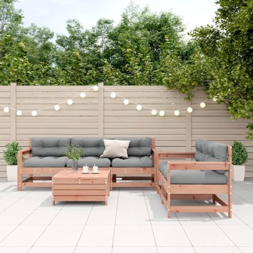 Brokky 6-TLG. Garten-Lounge-Set mit Kissen BalkonmöBel Set Gartenlounge Outdoor Garten MöBel Set Massivholz Douglasie / 3250826 Brokky 6-TLG. Garten-Lounge-Set mit Kissen BalkonmöBel Set Gartenlounge Outdoor Garten MöBel Set Massivholz Douglasie / 3250826 von Brokky