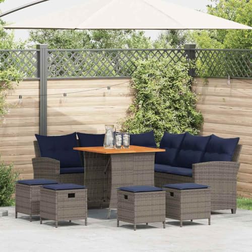 Brokky 6-TLG. Garten-Sofagarnitur mit Kissen Garten LoungemöBel Set Lounge Set Outdoor Garden Sofas Garten Sofa Outdoor L-Form Grau Poly Rattan / 3213544 Brokky 6-TLG. Garten-Sofagarnitur mit Kissen Garten LoungemöBel Set Lounge Set Outdoor Garden Sofas Garten Sofa Outdoor L-Form Grau Poly Rattan / 3213544 von Brokky