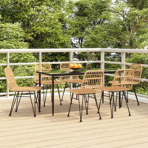 Brokky 7-TLG. Garten-Essgruppe Sitzgruppe Outdoor Essgruppe Mit StüHlen TerrassenmöBel Set Garten MöBel DraußEn Poly Rattan 3157877 Brokky 7-TLG. Garten-Essgruppe Sitzgruppe Outdoor Essgruppe Mit StüHlen TerrassenmöBel Set Garten MöBel DraußEn Poly Rattan 3157877 von Brokky