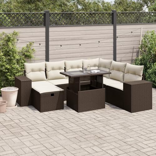 Brokky 8-TLG. Garten-Sofagarnitur mit Kissen Garten Set MöBel Lounge MöBel Outdoor Lounge Sofa Outdoor Braun Poly Rattan / 3275323 Brokky 8-TLG. Garten-Sofagarnitur mit Kissen Garten Set MöBel Lounge MöBel Outdoor Lounge Sofa Outdoor Braun Poly Rattan / 3275323 von Brokky