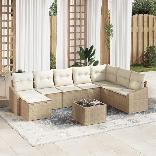 Brokky 9-TLG. Garten-Sofagarnitur mit Kissen Garten Set MöBel Lounge MöBel Outdoor Lounge Sofa Outdoor Braun Poly Rattan / 3346851 Brokky 9-TLG. Garten-Sofagarnitur mit Kissen Garten Set MöBel Lounge MöBel Outdoor Lounge Sofa Outdoor Braun Poly Rattan / 3346851 von Brokky