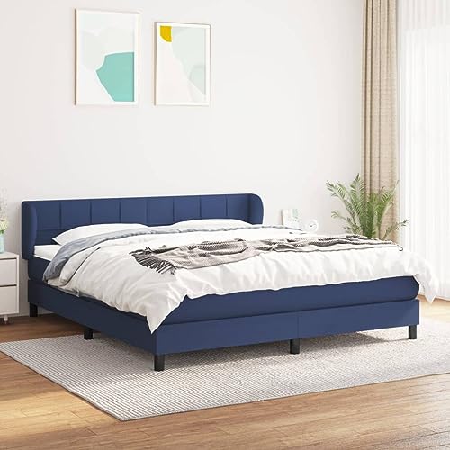 Brokky Boxspringbett mit Matratze Bett Mit Matratze Bett Mit Bettkasten Boxspringbetten Mit Matratze Blau 180x200 cm Stoff / 3126267 Brokky Boxspringbett mit Matratze Bett Mit Matratze Bett Mit Bettkasten Boxspringbetten Mit Matratze Blau 180x200 cm Stoff / 3126267 von Brokky