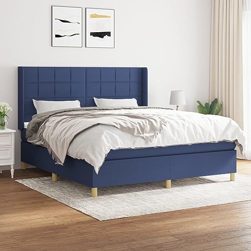Brokky Boxspringbett mit Matratze Bett Mit Matratze Bett Mit Bettkasten Boxspringbetten Mit Matratze Blau 180x200 cm Stoff / 3132015 Brokky Boxspringbett mit Matratze Bett Mit Matratze Bett Mit Bettkasten Boxspringbetten Mit Matratze Blau 180x200 cm Stoff / 3132015 von Brokky
