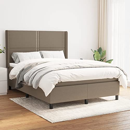 Brokky Boxspringbett mit Matratze Bett Mit Matratze Betten Boxspringbett Mit Matratze Schlafzimmer Bett Taupe 140x190 cm Stoff / 3131349 Brokky Boxspringbett mit Matratze Bett Mit Matratze Betten Boxspringbett Mit Matratze Schlafzimmer Bett Taupe 140x190 cm Stoff / 3131349 von Brokky