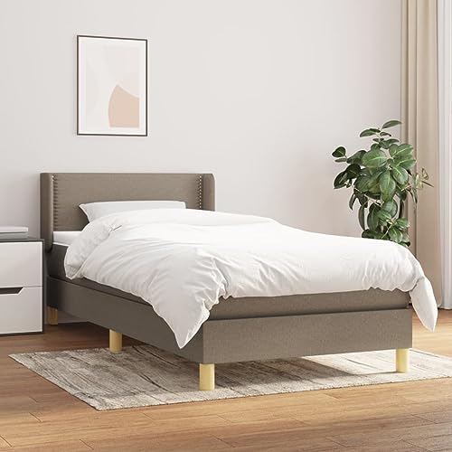 Brokky Boxspringbett mit Matratze Bett Mit Matratze Betten Boxspringbett Mit Matratze Schlafzimmer Bett Taupe 90x190 cm Stoff / 3130157 Brokky Boxspringbett mit Matratze Bett Mit Matratze Betten Boxspringbett Mit Matratze Schlafzimmer Bett Taupe 90x190 cm Stoff / 3130157 von Brokky